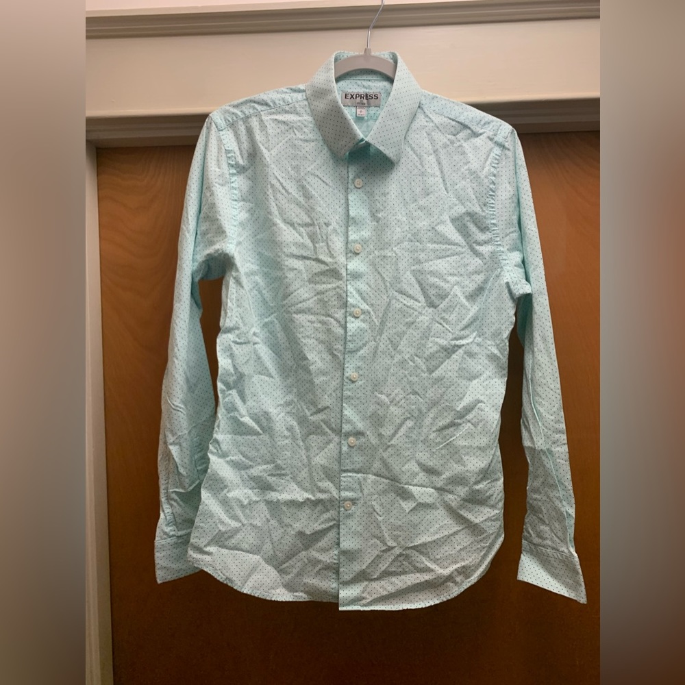Express Men’s Fitted Button Down Shirt